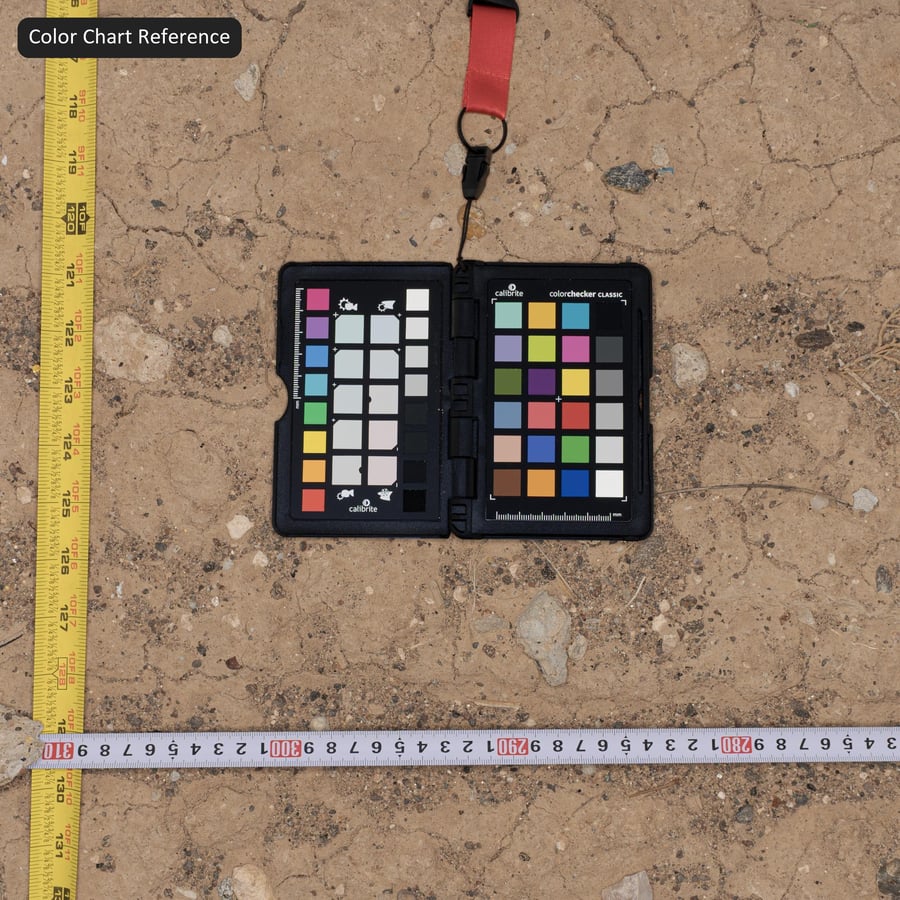 Texture Vết bánh xe trên đường đất khô