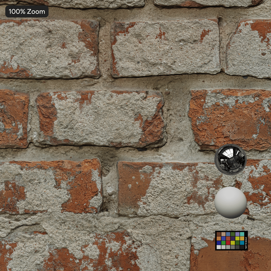 Gammal puts på tegelvägg Textur