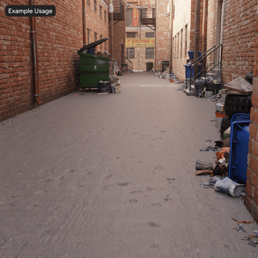 Damaged Pitted Asphalt Texture