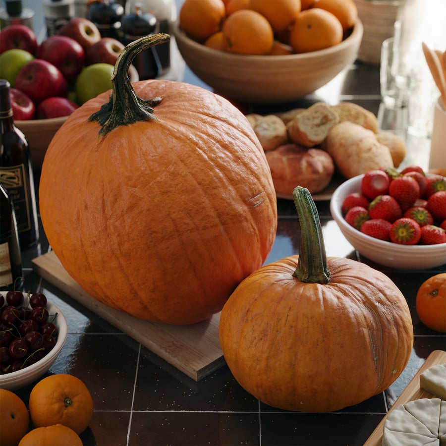 Long Stem Pumpkin Models Collection