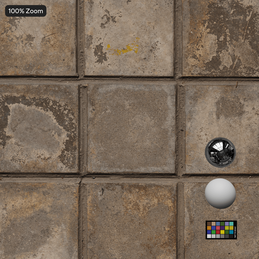 낡은 사각 콘크리트 보도 텍스처