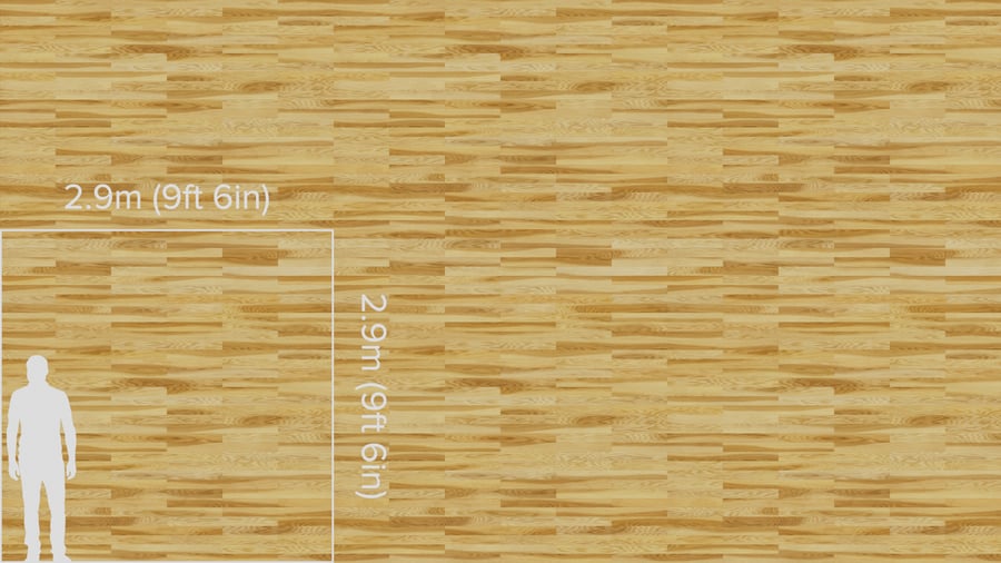 Natural Brick Bond Pattern Beech Wood Flooring Texture