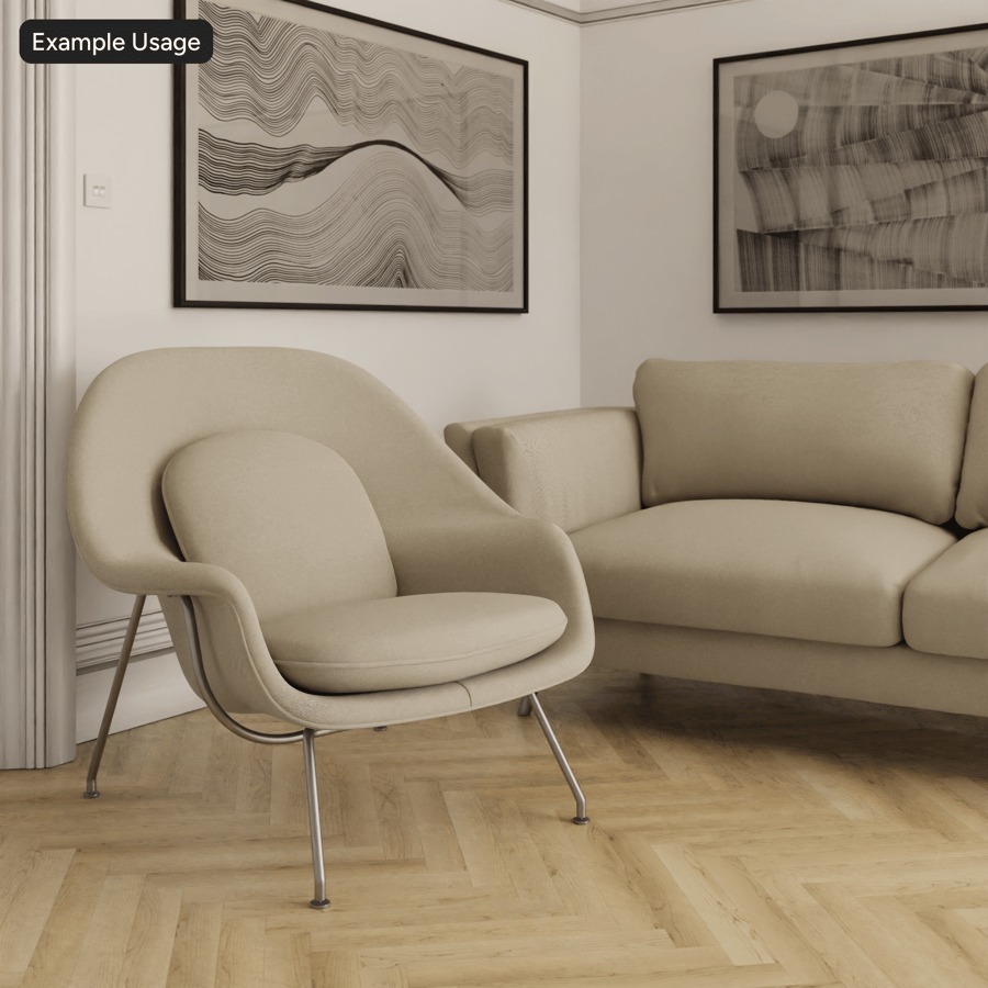 Plain Weave Hopsak Upholstery Fabric Texture, Beige