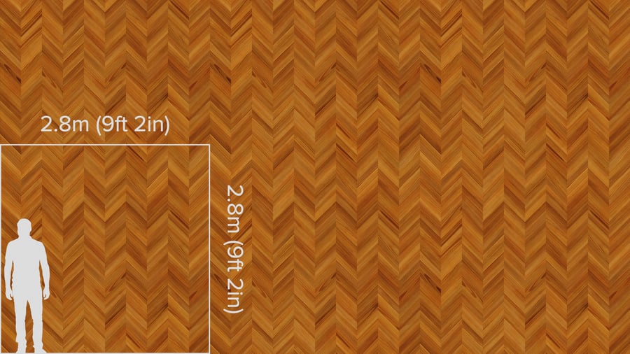 Textura de tábuas de madeira de teca Chevron, castanho claro