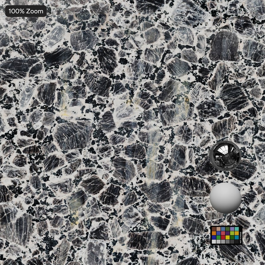 Textura de pedra de granito polido, cinza escuro