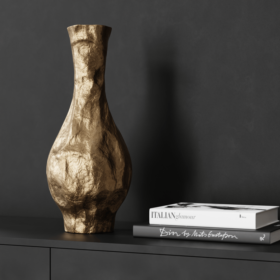 Textura de metal fundido em bronze