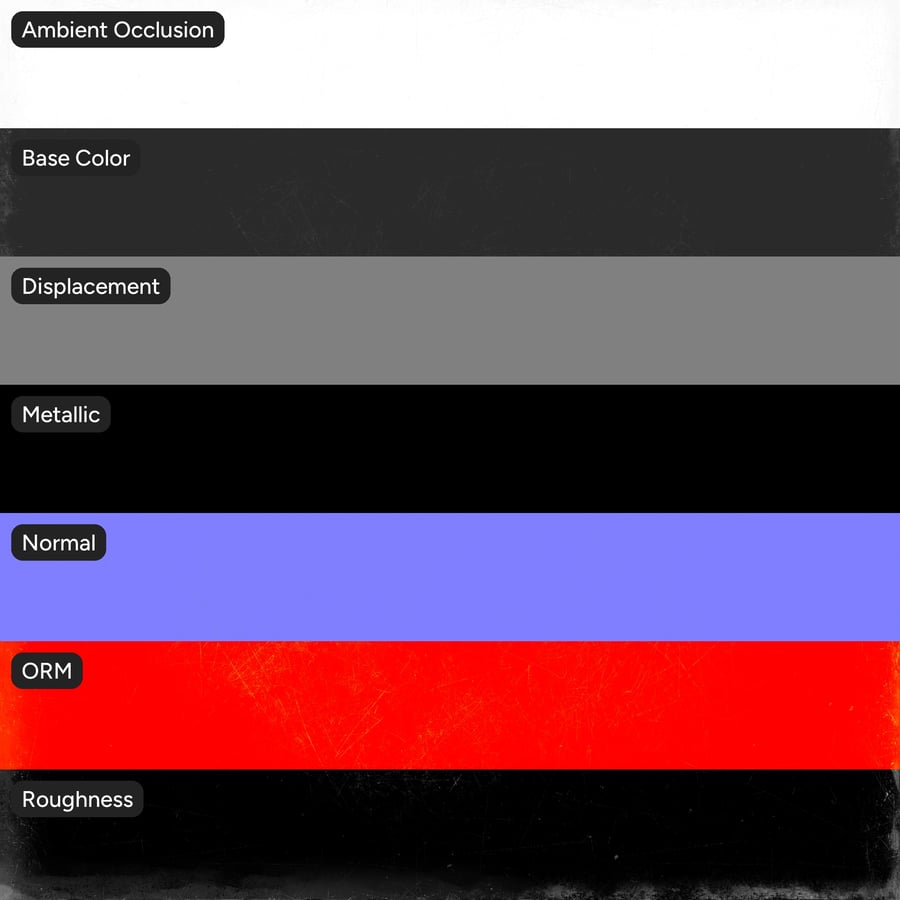 Gemengde slijtagetextuur