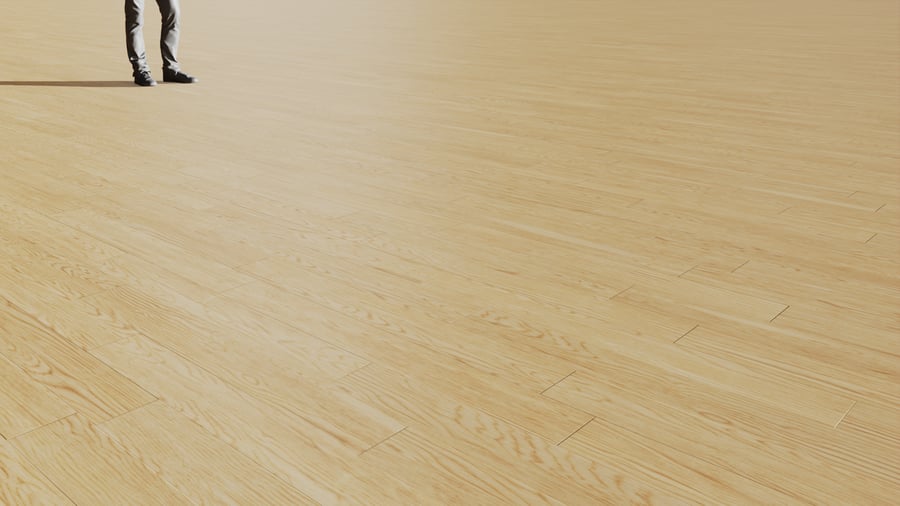 Faint Grain Thin Plank Oak Wood Flooring Texture, White