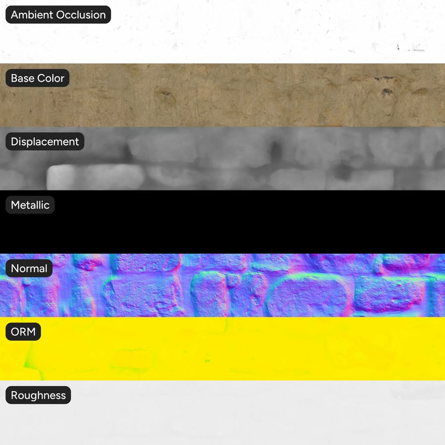 Textur av vittrad kalkstensmur, blek sand