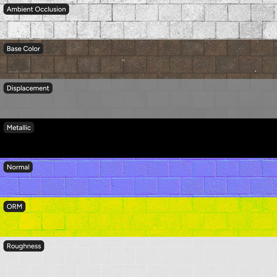 Aggregat-Pflasterstein-Textur, Braun