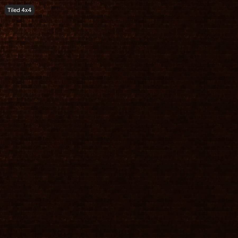 Textura de telhas horizontais de cobre