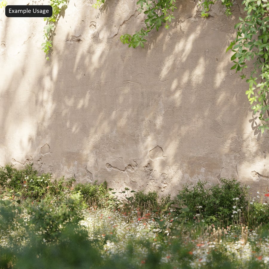 Textura de gesso lascado, umber cru