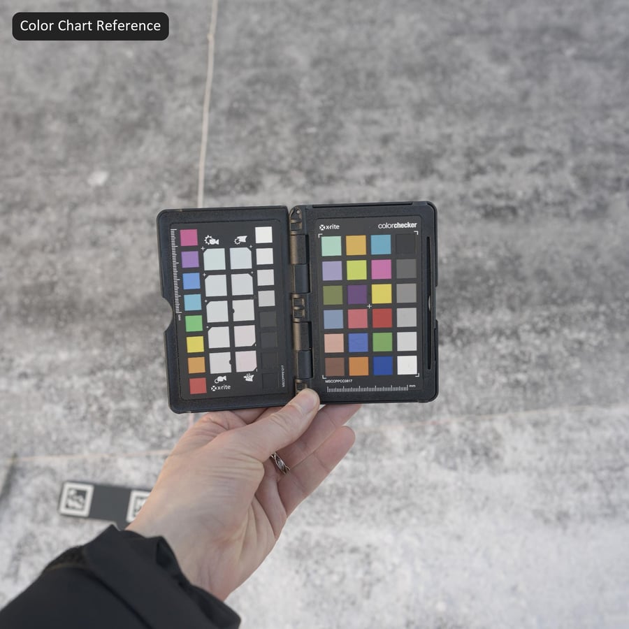 Tire Marks on Icy Asphalt Road Texture