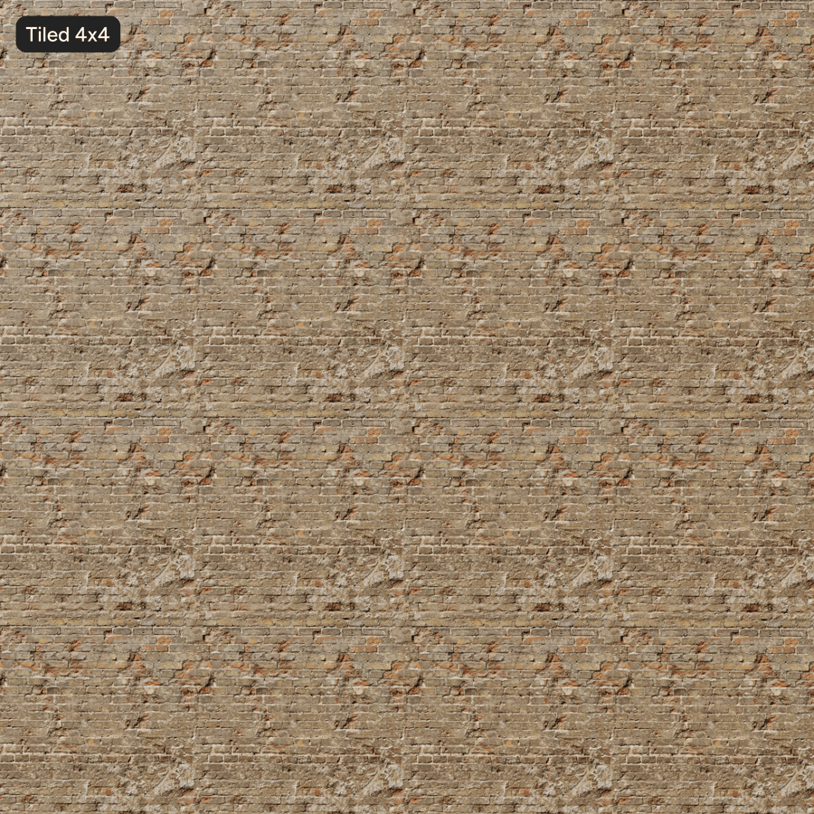 Tekstur Dinding Bata Tembok Berjalan Tua, Beige