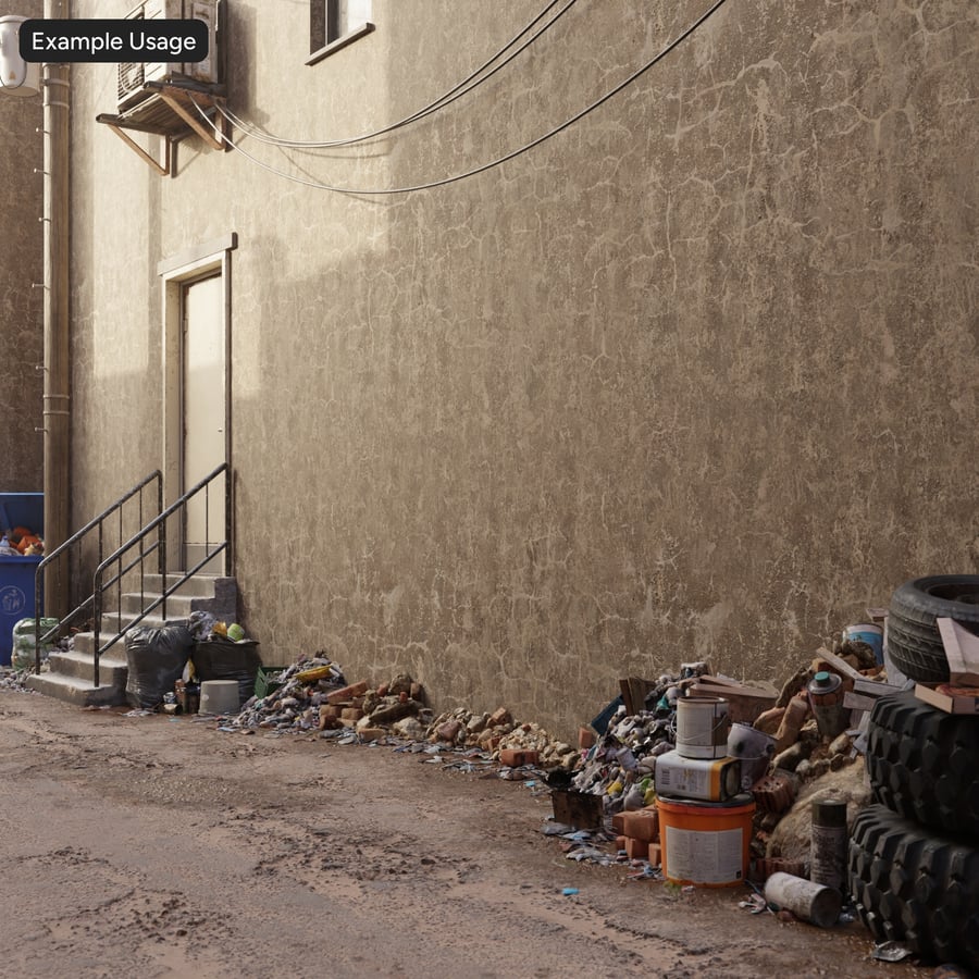 Textura de parede de gesso envelhecido e rachado