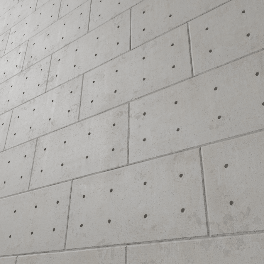 Brick Bond Concrete Panels Texture