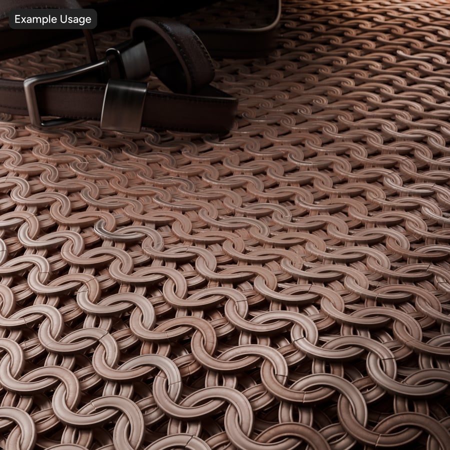 Textura de malha de cobre achatada