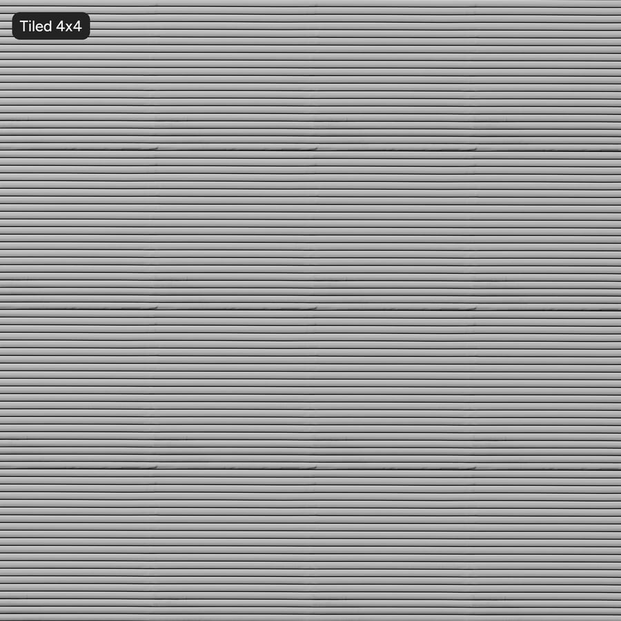 Garage Door Plastic Texture, White