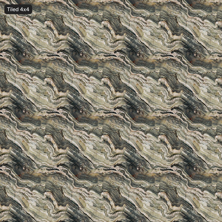 Polished Ceramic Stoneware Slab Texture, Forest Green