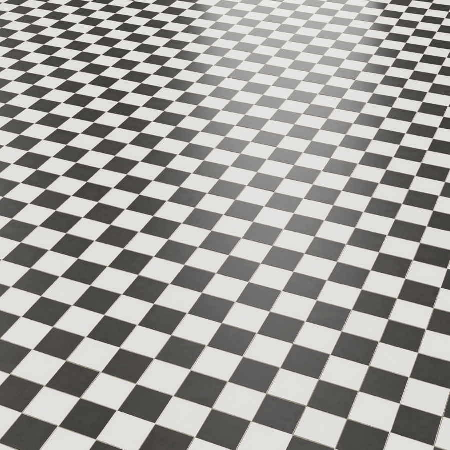 Textura de azulejo quadrado em cerâmica mate, tabuleiro de xadrez