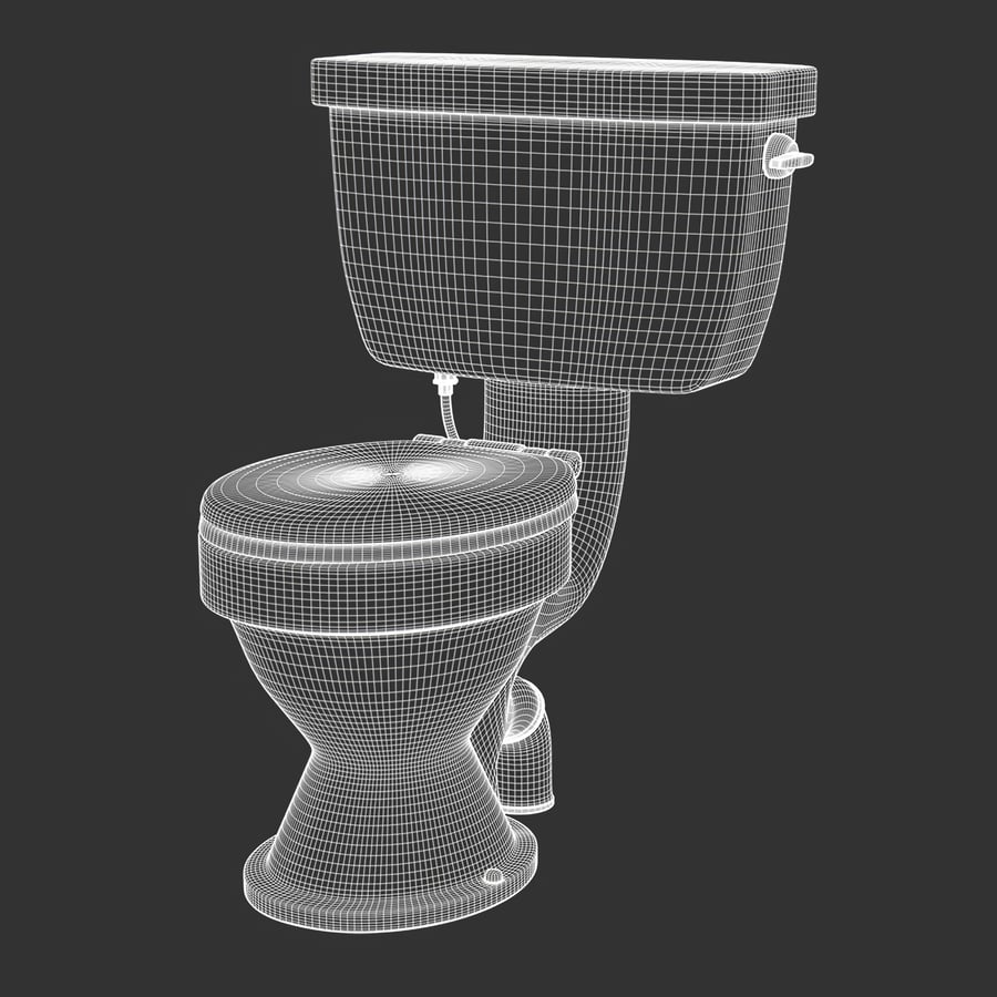 Modelo de sanita clássica para casa de banho, branco