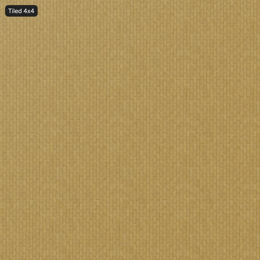 Zigzag Running Paver Texture, Yellow