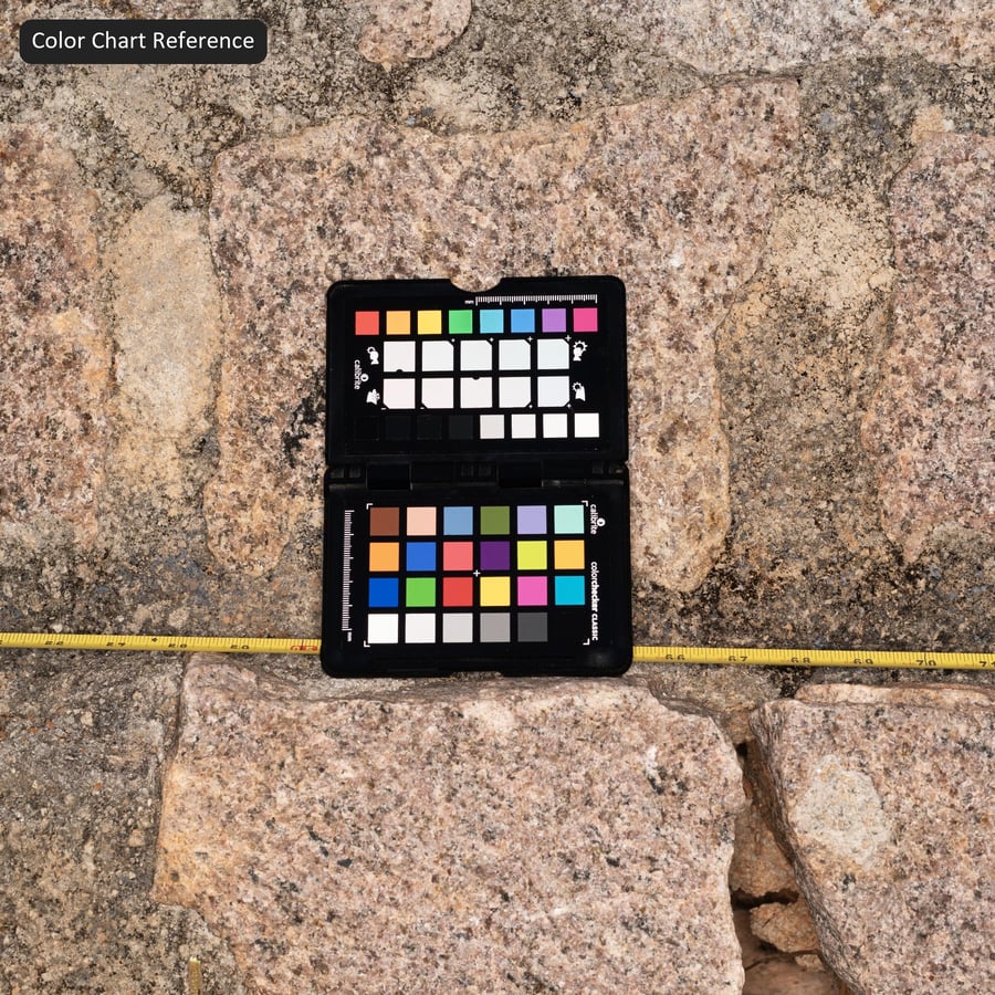 青苔風化碎石牆面紋理