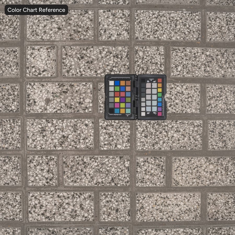 Kamenná dlažba Terrazzo, šedá