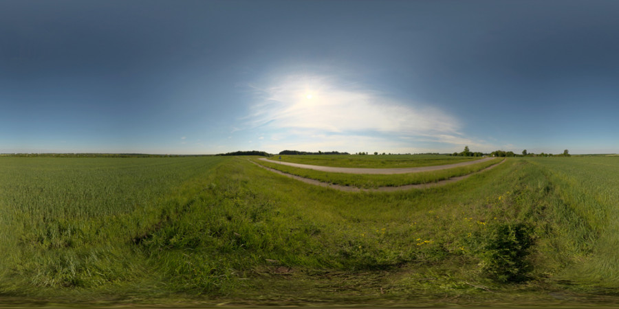 Clear Afternoon Field Outdoor Sky HDRI