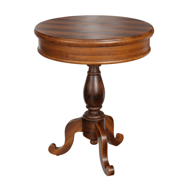 Wooden Round Side Table Model