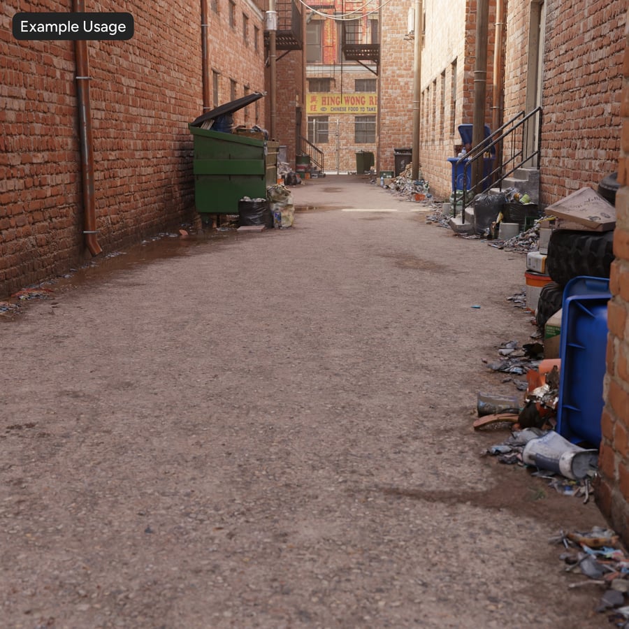 Dirty Chunky Aggregate Asphalt Texture