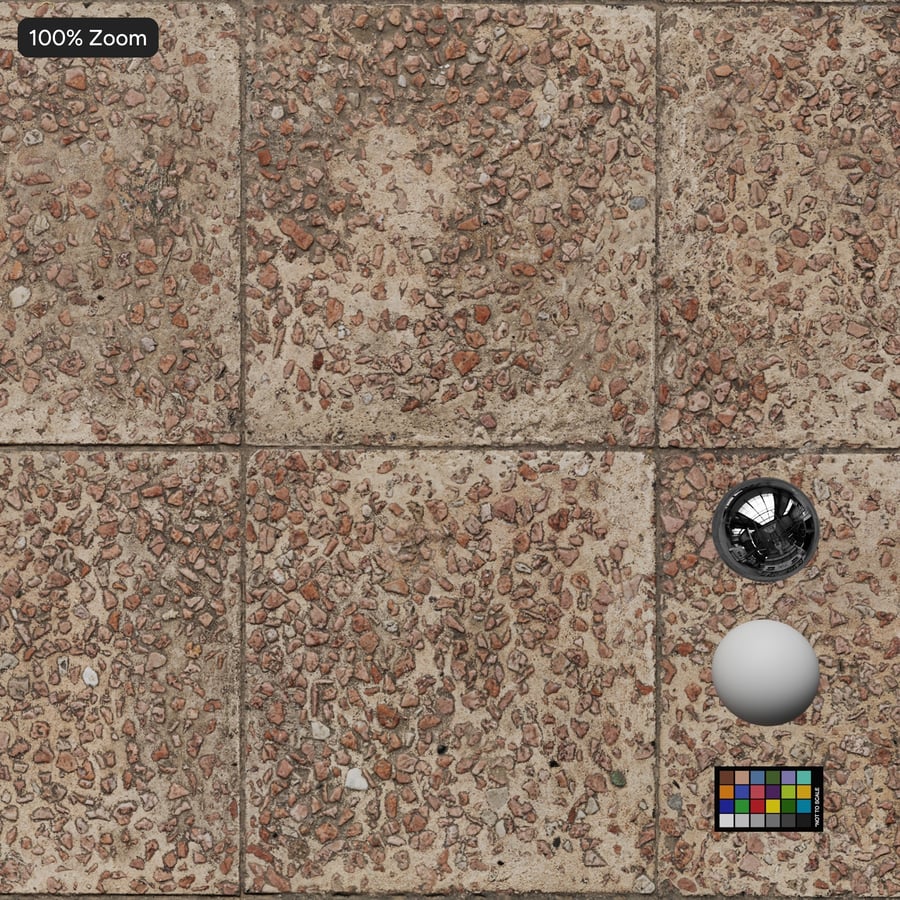 Mixed Pebbledash Stack Stone and Cobblestone Paver Texture