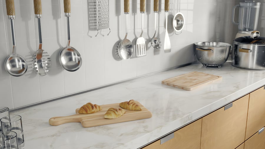 Croissants Pão Alimento Modelo