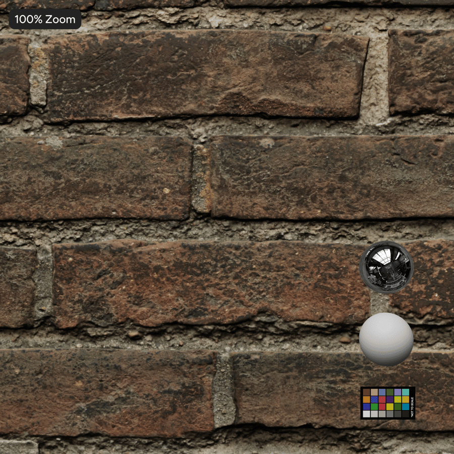 Tekstura wyblakłej ceglanej ściany