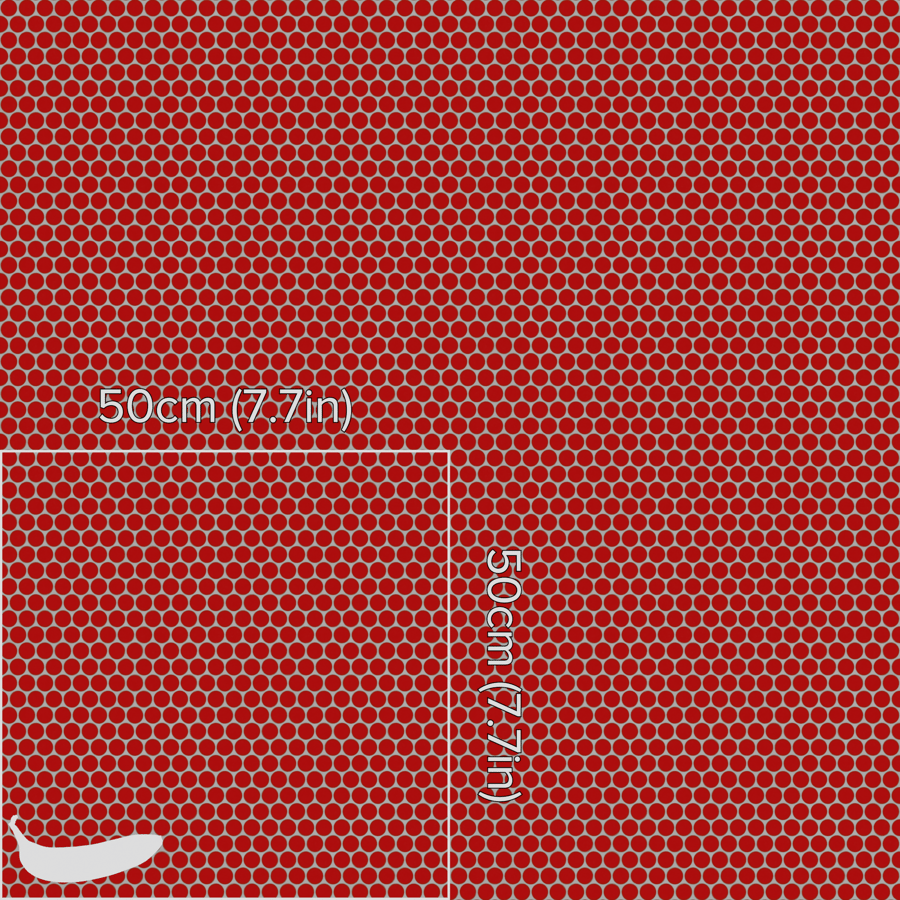 Textura de azulejo cerâmico brilhante redondo, vermelho