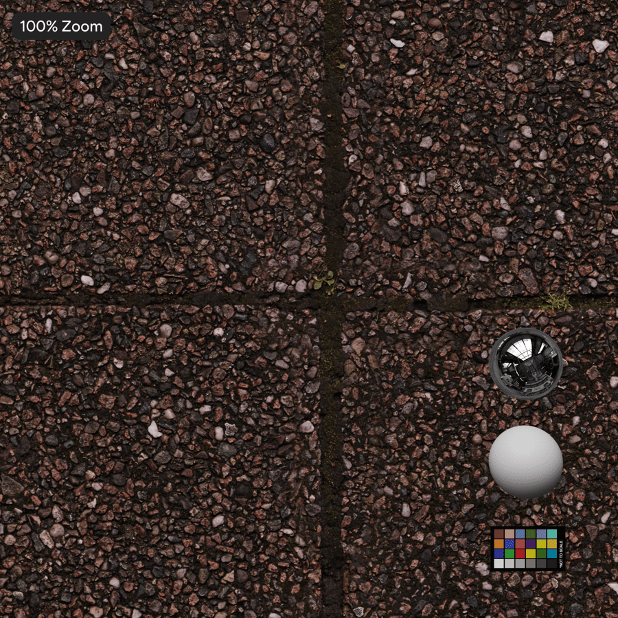 Textuur van vierkante tegels van aggregaat, rood