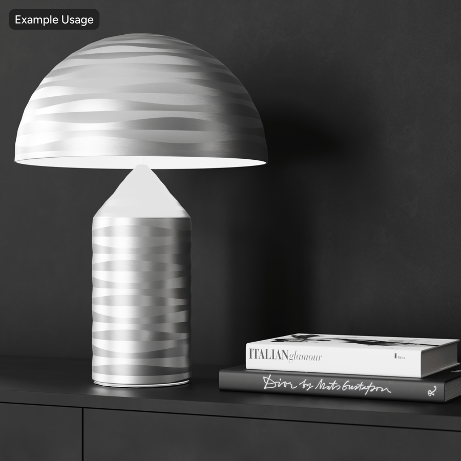 Tiefe Wellen Metallic Textures