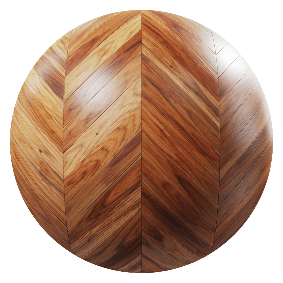 Walnut Chevron Pattern Oak Wood Flooring Texture, Black