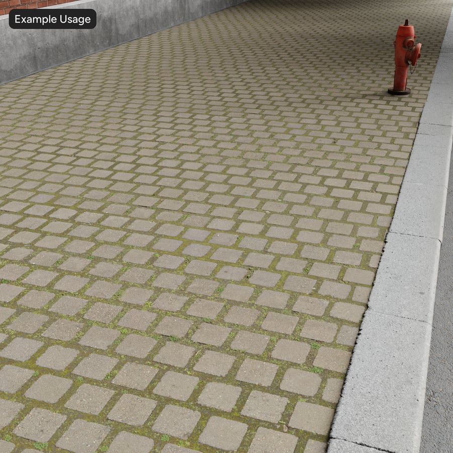 Mossy Cobblestone Texture