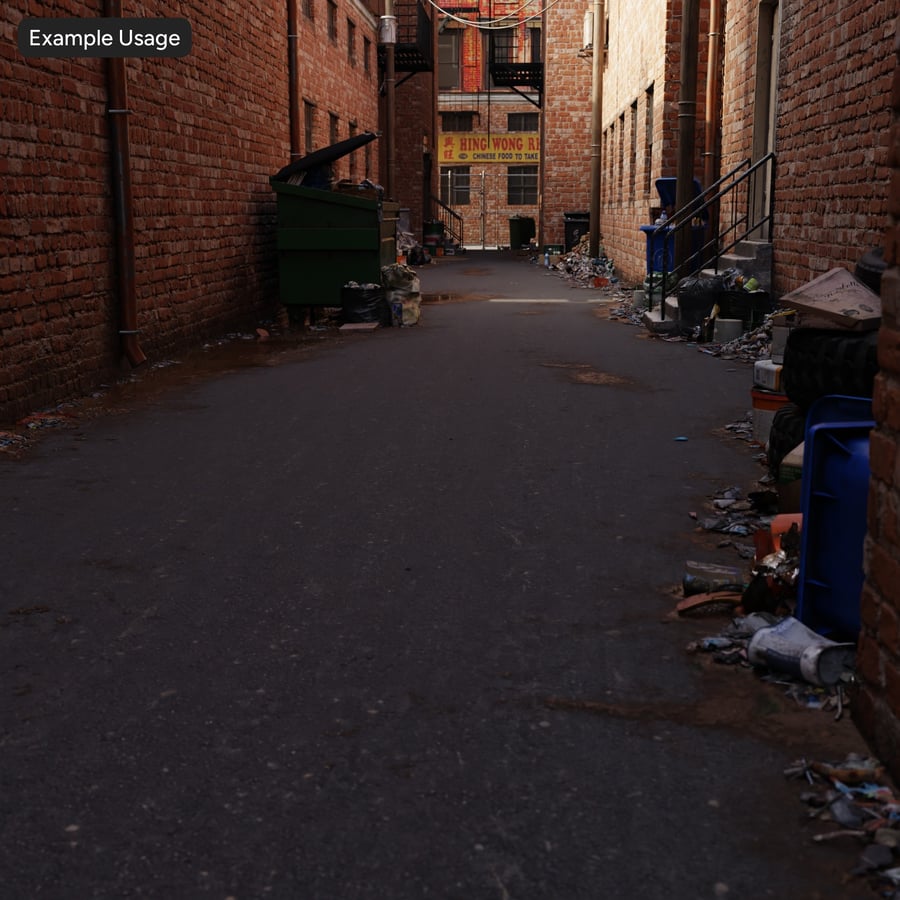 磨耗したアスファルト道路の質感