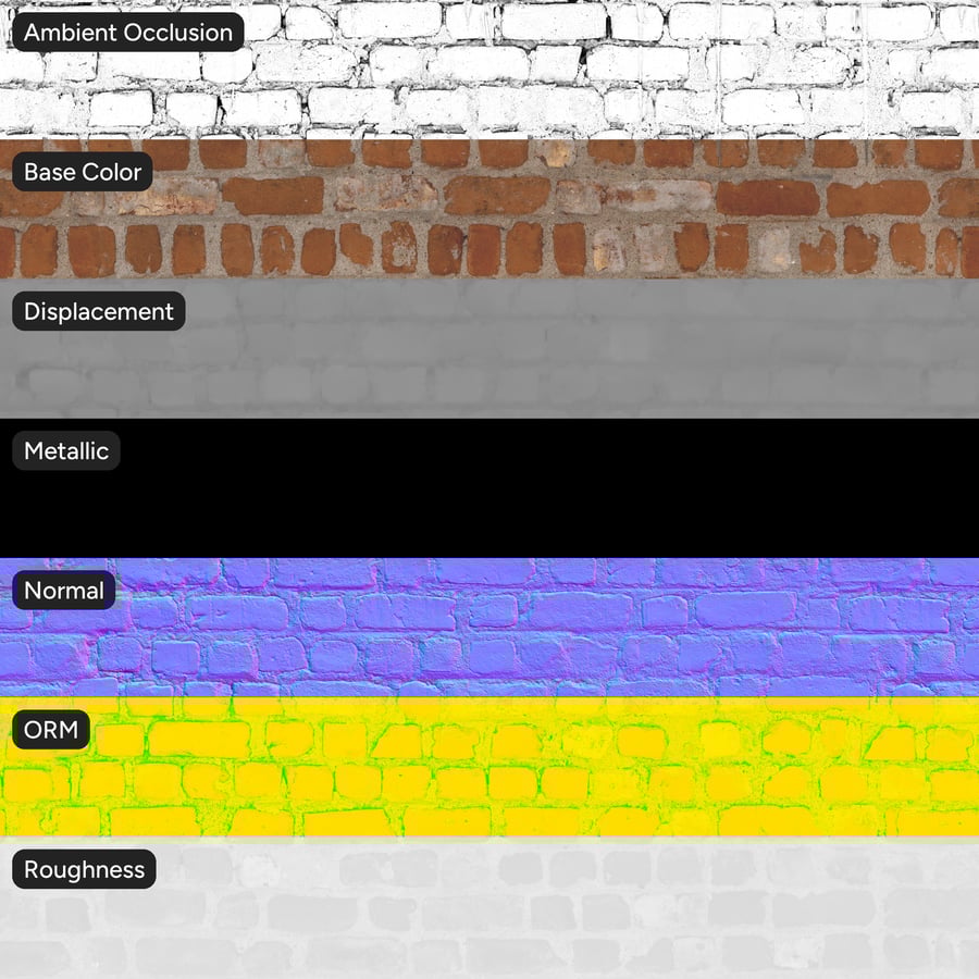 Reclaimed Dutch Bond Brick Wall Texture, Orange