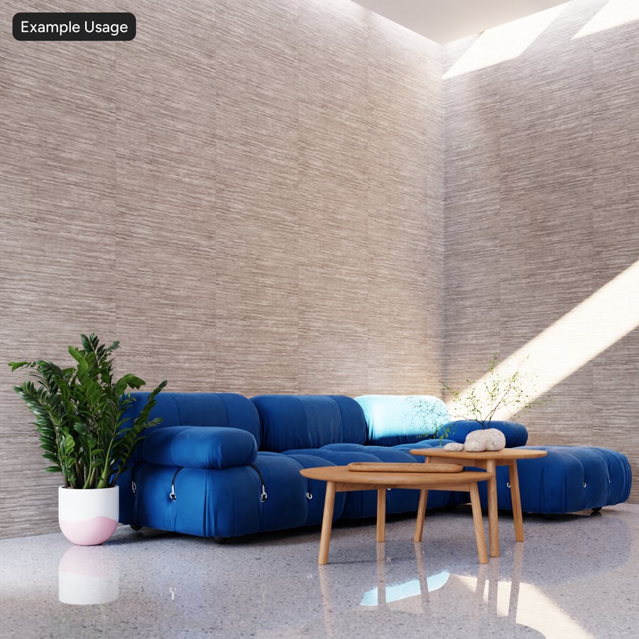 Cattail Grasscloth Textile Wallpaper Texture, Beige