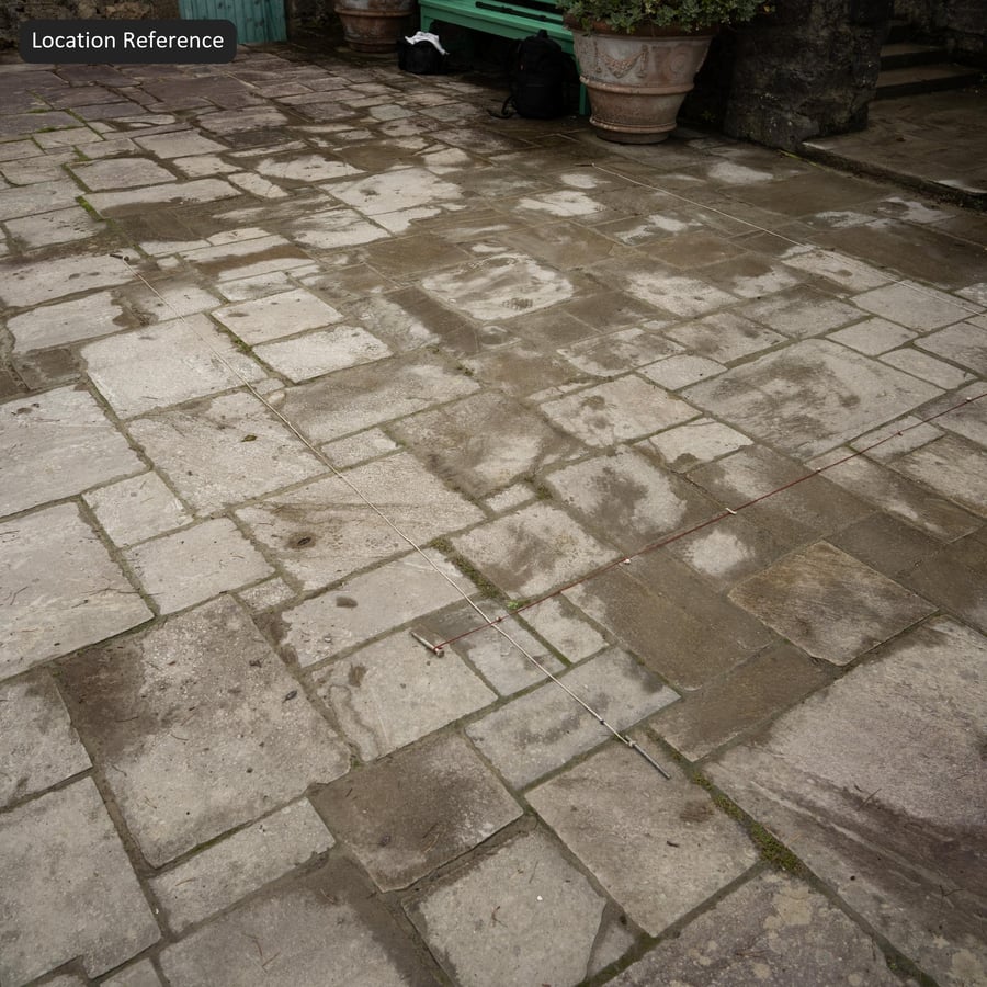 磨损的混凝土人行道纹理