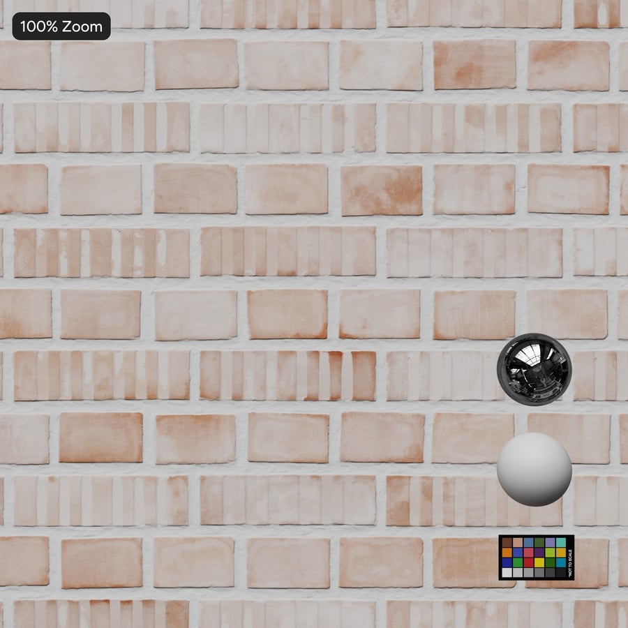 Texture muro in mattoni a vista con scanalature e intonaco bianco