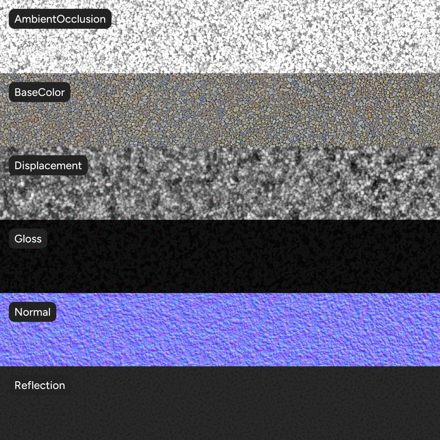 Compacted Pebbles Texture