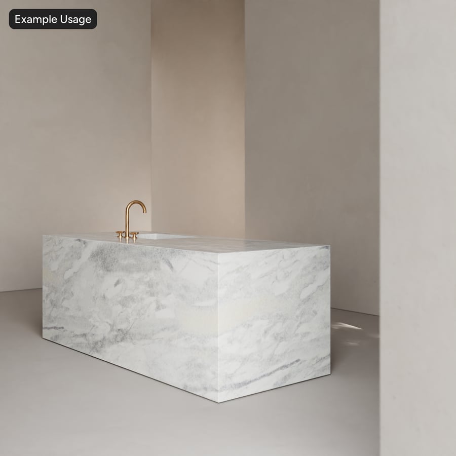 Namib Fantasy Crystal Textura de pedra quartzito polida suave, branca
