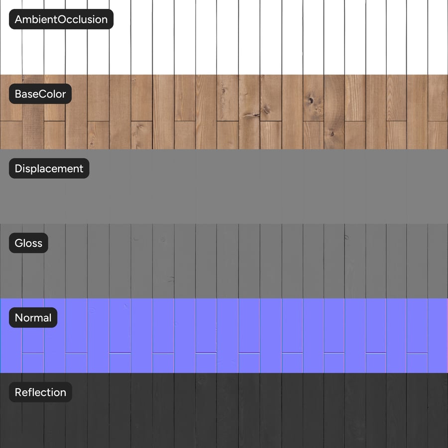 Oak Wood Board Texture, Tan