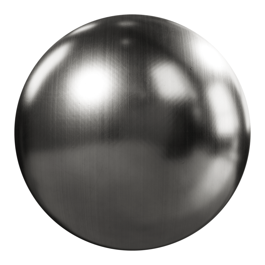 Polerad metallstruktur