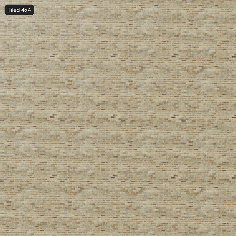 Texture muro di mattoni Dragfaced Running Bond, Tan
