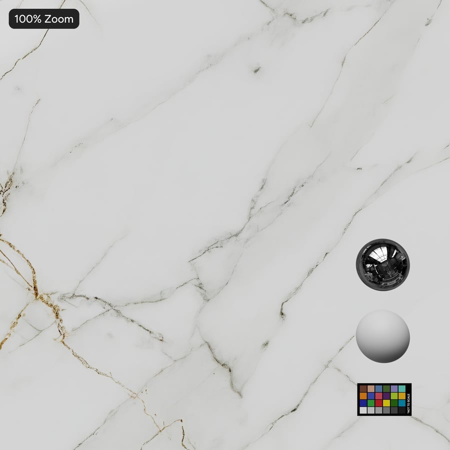 Polished Calacatta Marble Slab Texture, White